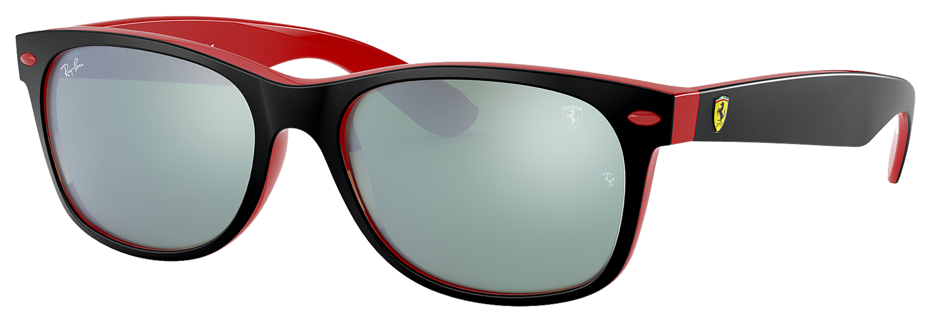 RayBan RB2132M Scuderia Ferrari Collection Mirror Glass Sunglasses